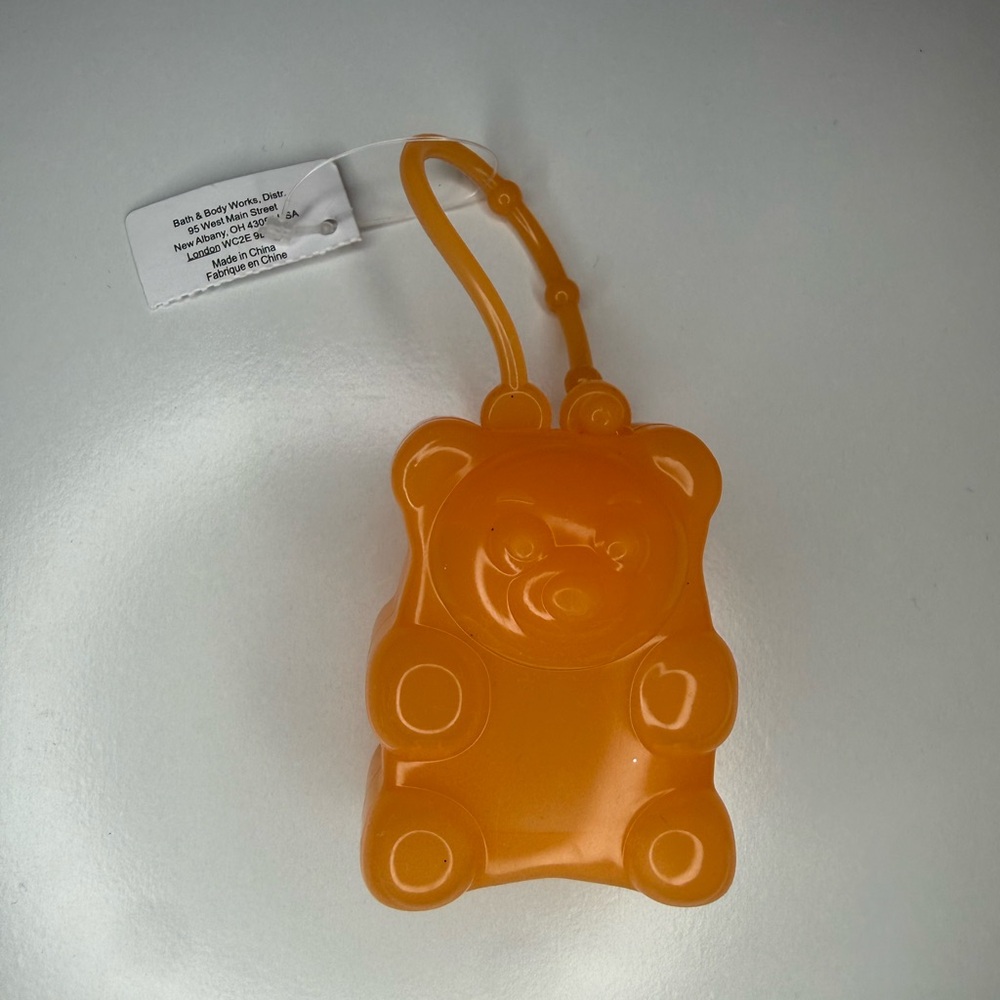 Bath & Body Works Orange Bear-Shaped Pocketbac